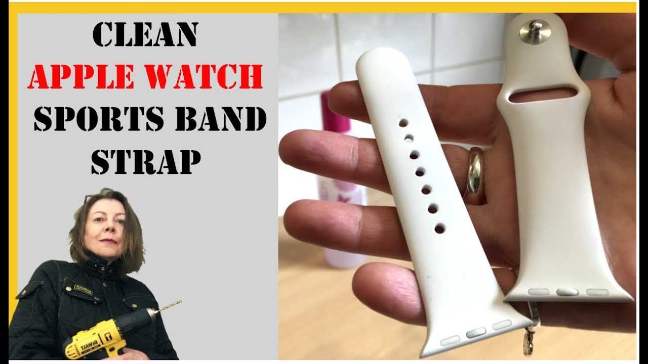 Cleaning a Rubber Wrist Watch Band using Bleach